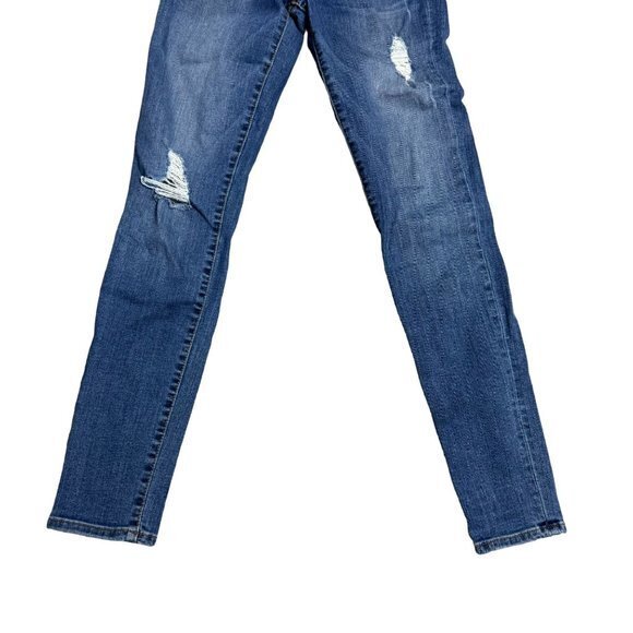 KUT From The Kloth Womens Size 2 Blue Distressed Mia Toothpick Skinny Jeans‎ - Picture 6 of 10